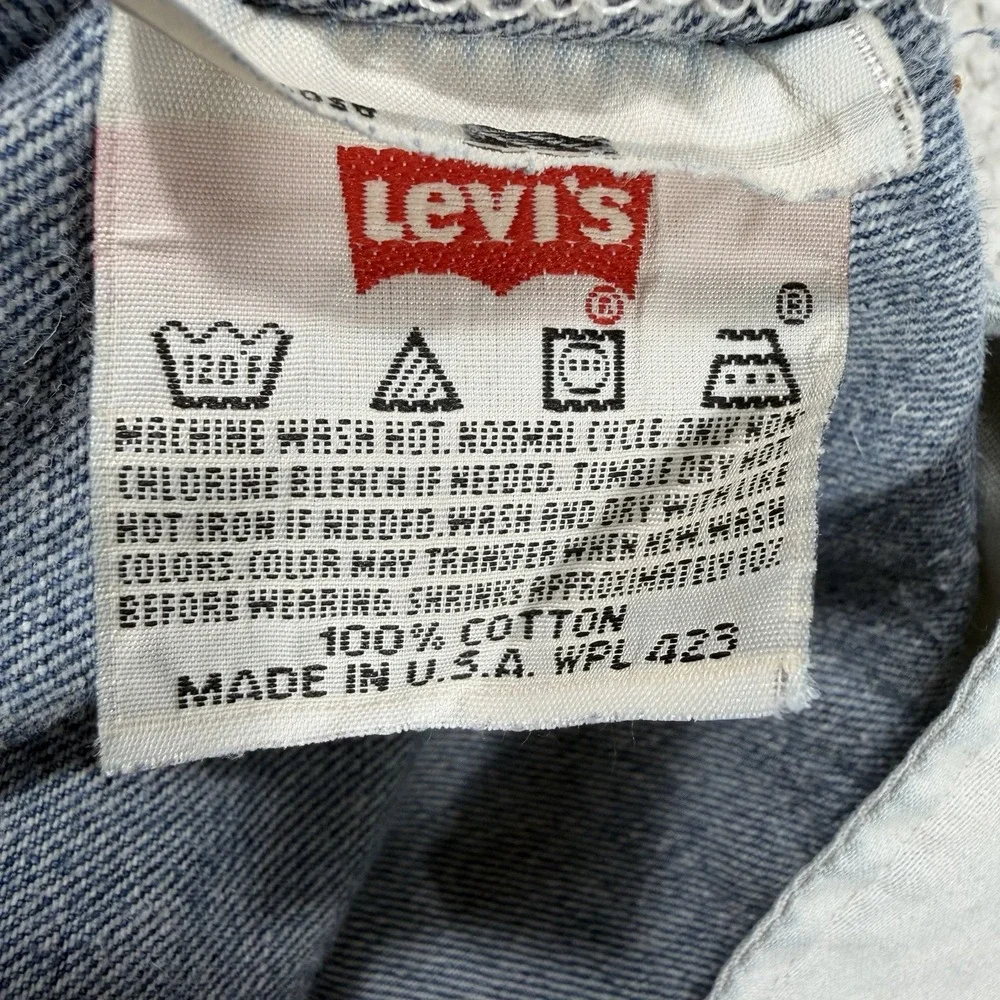 VTG 1996 Levi's 501XX Jeans Men's 35x34 (Actual 32x30.5) USA Grunge Streetwear